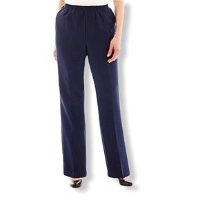 Alfred Dunner Pull-On Black Pants